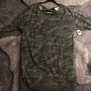 Comfy casual sweatshirt dress